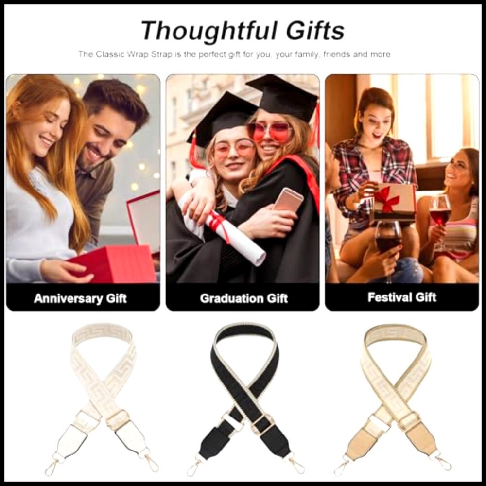 Adjustable Wide Shoulder Strap Replacement Crossb… - image 7